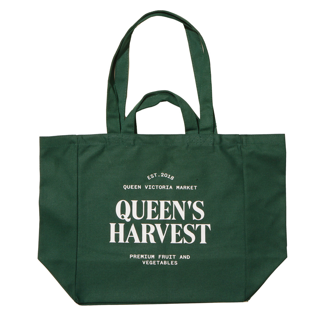 Queen's Harvest Tote Green